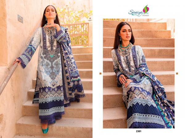 Saniya Jade Lawn Vol 23 Fancy Pakistani Suit Collection